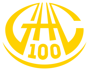 GAC 100 jaar logo (geel)